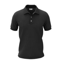 Classic Solid Black Polo Shirt