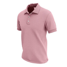 Classic Solid Pink Polo Shirt